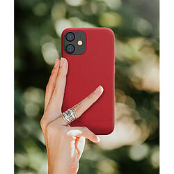 BIGBEN Coque iPhone 12 mini Natura Rouge - Eco-conçue Just Green