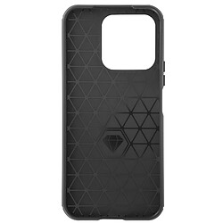 Avizar Coque pour Honor X8b Protection Souple Effet Carbone et Brossé Noir