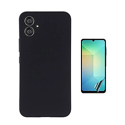 Kit De Film Hydrogel Avant À Couverture Complète + Couverture En Silicone Liquide Phonecare Pour Samsung Galaxy A06 - Noir