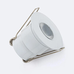 Ledkia Downlight LED 3W 12V DC Meuble avec Connecteur Rapide Coupe Ø 30 mm Blanc chaud 2700K