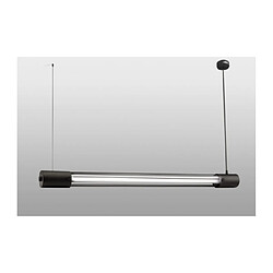 Luminaire Center Suspension Valo Acier Noir 1 ampoule 150cm