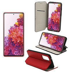 Xeptio Samsung Galaxy S20 FE Etui / Housse pochette protection rouge