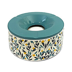 Cendrier marocain floral - Turquoise