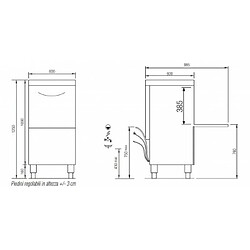 Acheter Lave-vaisselle surélevé avec pompe de vidange incorporée - panier 500 x 500 mm - Elettrobar