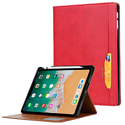 Etui en PU support avec porte-stylo rouge pour votre Apple iPad mini (2021)