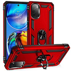 Coque en TPU anti-chute avec béquille pour votre Motorola Moto E32 4G - rouge