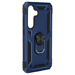 Avizar Coque pour Samsung Galaxy S24 Hybride Bague Support Magnétique Bleu Nuit