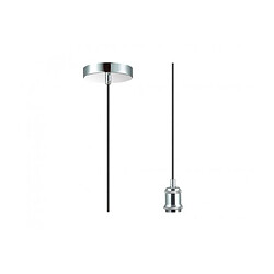 Luminaire Center Suspension design Dreifa Chrome poli 1 ampoule 6,7cm