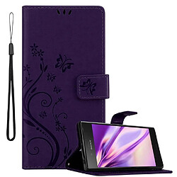 Cadorabo Coque Sony Xperia XZ1 Etui en Mauve