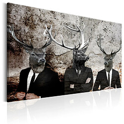 Artgeist Tableau - Deer in Suits [120x80]