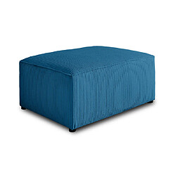 Acheter Bestmobilier Topaze - pouf - en velours côtelé