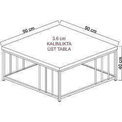 Avis Hanah Home Table basse en aggloméré Zenn.