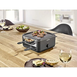 Avis Raclette Gril - SEVERIN - RG2360 - 4 pers. - Compacte - Plaque 24 x 24 cm - Inclus 4 Poelons et spatules - Noir