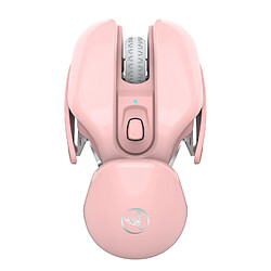 Universal T37 1600dpi 2.4G sans fil rechargeable sans fil souris silencieuse PC portable rose