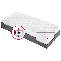 FARMARELAX Ecoroyal Matelas 180x200 cm, H 16 cm, Orthopédique, Livré sous vide enroulé, 100% Made in Italy pas cher