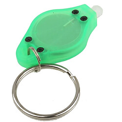 Wewoo Mini lampe torche LED vert Mini de poche Porte clés