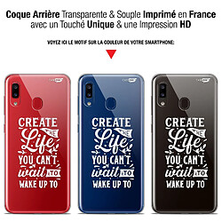 Avis Caseink Coque arrière Samsung Galaxy A20 (6.4 ) Gel HD [ Nouvelle Collection - Souple - Antichoc - Imprimé en France] Wake Up Your Life