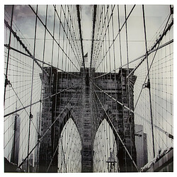 Atmosphera, Createur D'Interieur Toile photo plexiglas NY - 75 x 75 cm - Gris