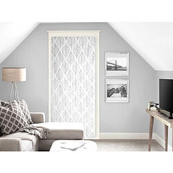 Soleil D'Ocre Voilage pour porte fenêtre 90x200 cm MAUD gris