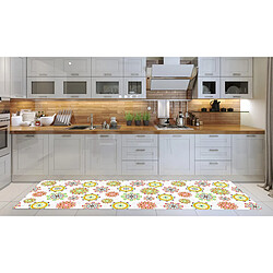 Alter Chemin de cuisine, 100% Made in Italy, Tapis résistant aux taches avec impression numérique, Tapis antidérapant et lavable, Modèle HupselAws, cm 280x52