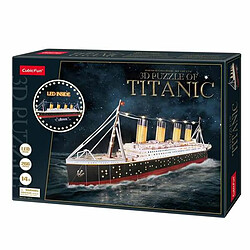 Puzzle enfant en bois CubicFun Titanic 3D 266 Pièces