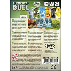 Avis Jeu de société Cayro Elemental Duel