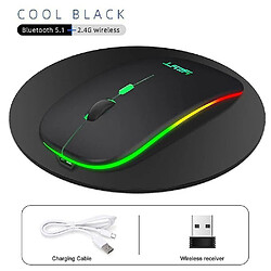 Universal Bluetooth Mouse Wireless Mouse Computer Mouse PC USB Optical 2,4 GHz silencieuse Mause Mini Noise sans pas cher