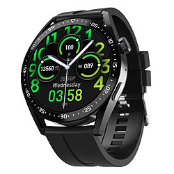 Yonis Montre Connectée Étanche NFC Appel Santé Montre Connectée Étanche IP67 Avec Appel Bluetooth Et Paiement NFC Noir YONIS