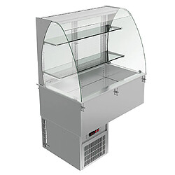 VIRTUS GROUP Vitrine Courbée Réfrigérée Ventilée Ouverte 3X GN 1/1 - Virtus