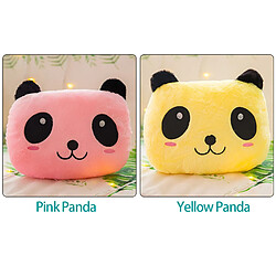 Acheter Universal Oreiller panda lumineux peluche jouet géant poupée panda lumineux Saint Valentin couleur oreiller panda lumineux peluche oreiller 2021 | oreiller de luxe (jaune)