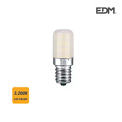 Edm Ampoule LED E14 3W équivalent à 28W - Blanc Chaud 3200K 