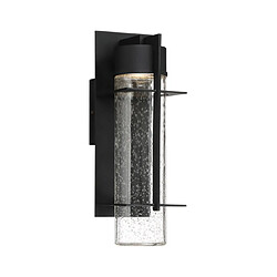 Elstead Lighting Applique murale extérieur Quoizel Aluminium,verre grainé transparent Terre noire