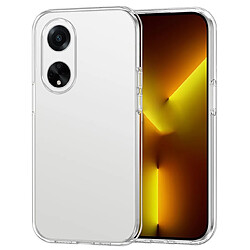 Htdmobiles Coque pour Oppo A98 5G - housse etui silicone gel fine + film ecran - TRANSPARENT TPU