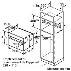 Avis Four combiné mo intégrable 45l ecoclean inox/noir - cmg636bs1 - BOSCH