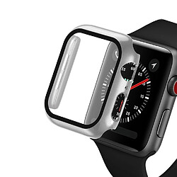 Coque en TPU cadre de placage gris pour votre Apple Watch Series 4/5 40mm