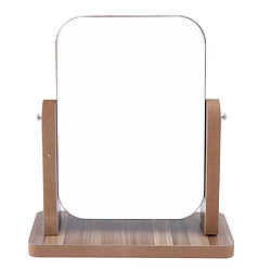 salle de bains rasage miroir de courtoisie 360 pivotant en bois debout maquillage miroirs vertical