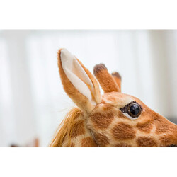 Acheter Universal 60 cm taille énorme simulation girafe peluche mignon animal en peluche douce vie réelle girafe poupée cadeau d'anniversaire pour les enfants jouets | Peluche animaux en peluche