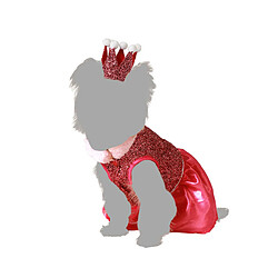 BigBuy Pets déguisement pour chien Taille S Princesse