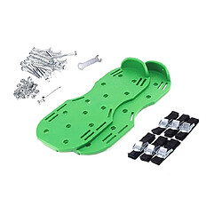 Acheter Wewoo Outils de jardin de Chaussures à crampons avec 6 boucles en métal vert