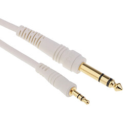 Avis 3,5 mm mâle à 6,5 mm mâle audio câble d'extension 3meter