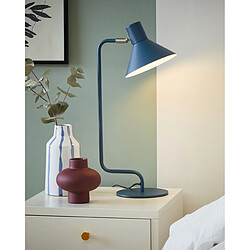 Beliani Lampe à poser bleu sombre RIMAVA