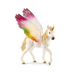 SCHLEICH - Figurine 70577 Licorne ailée arc-en-ciel, poulain