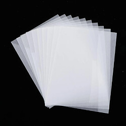 10x Shrink Kit de Feuille de Plastique, Chaleur Shrinky Feuilles Creative Plastique Thermorétractables Papier d'art Rétractable, Porte-Clés