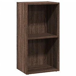 vidaXL Bibliothèque chêne marron 40x30x77 cm bois d'ingénierie