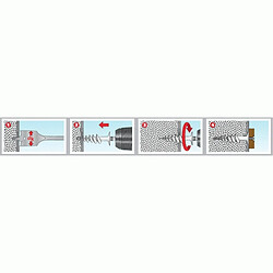 Tox Chevilles ISOL type 55 en boîte de 50