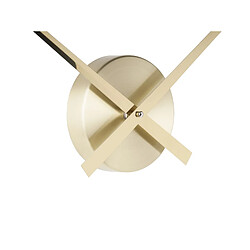 Karlsson Horloge murale design minimaliste Little Big time - Diam. 44 cm - Doré