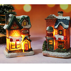 Acheter Allumez La Décoration De Noël LED Style De Village Miniature 3