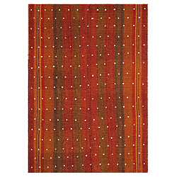 Vidal Tapis de laine 186x133 rouge Jajim