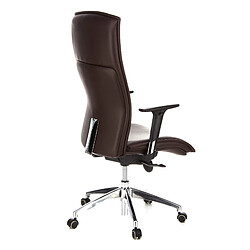 Siège de bureau / Fauteuil de direction MURANO 20, brun foncé hjh OFFICE pas cher