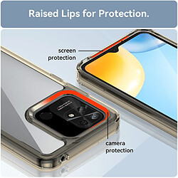 Avis PHONECARE Coque AluminArmor Airbag Protection pour Xiaomi Redmi 10C - Transparent/ Lilás